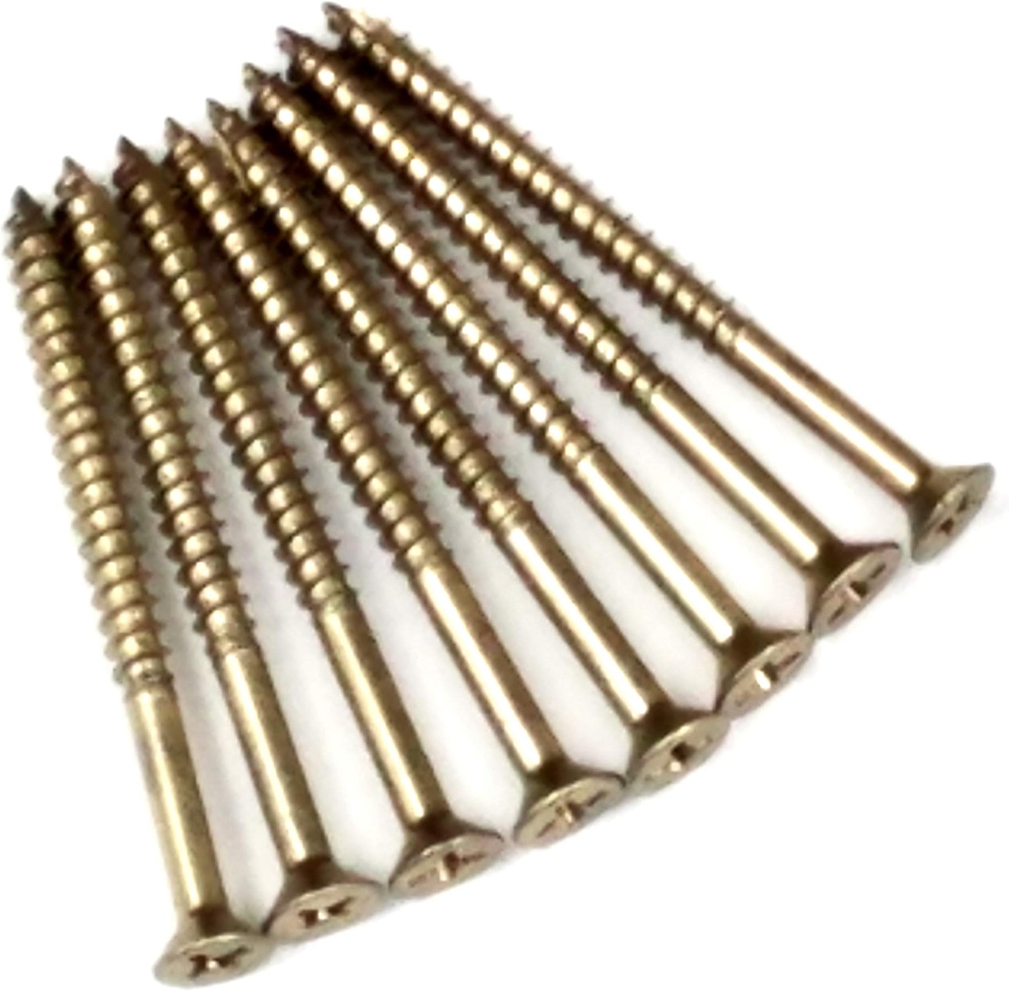 Hinge Outlet Bright Polished Brass Wood Screws