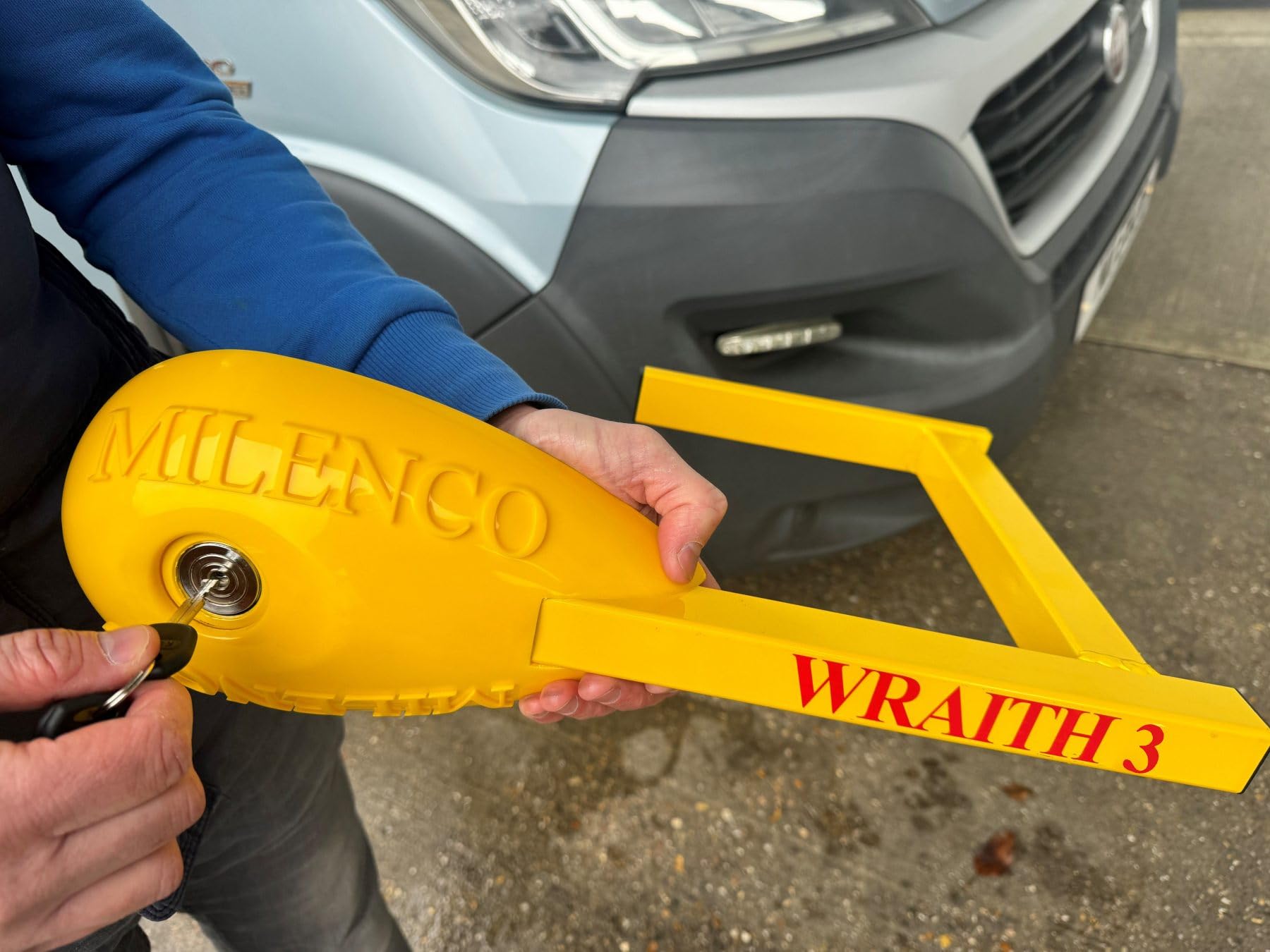 Antivol de roues : Sabot Wraith 3 pour Boxer Jumper Ducato
