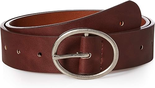 Tienda Essentials Cinturón casual totalmente ajustable para mujer con hebilla redonda (disponible en tallas grandes)