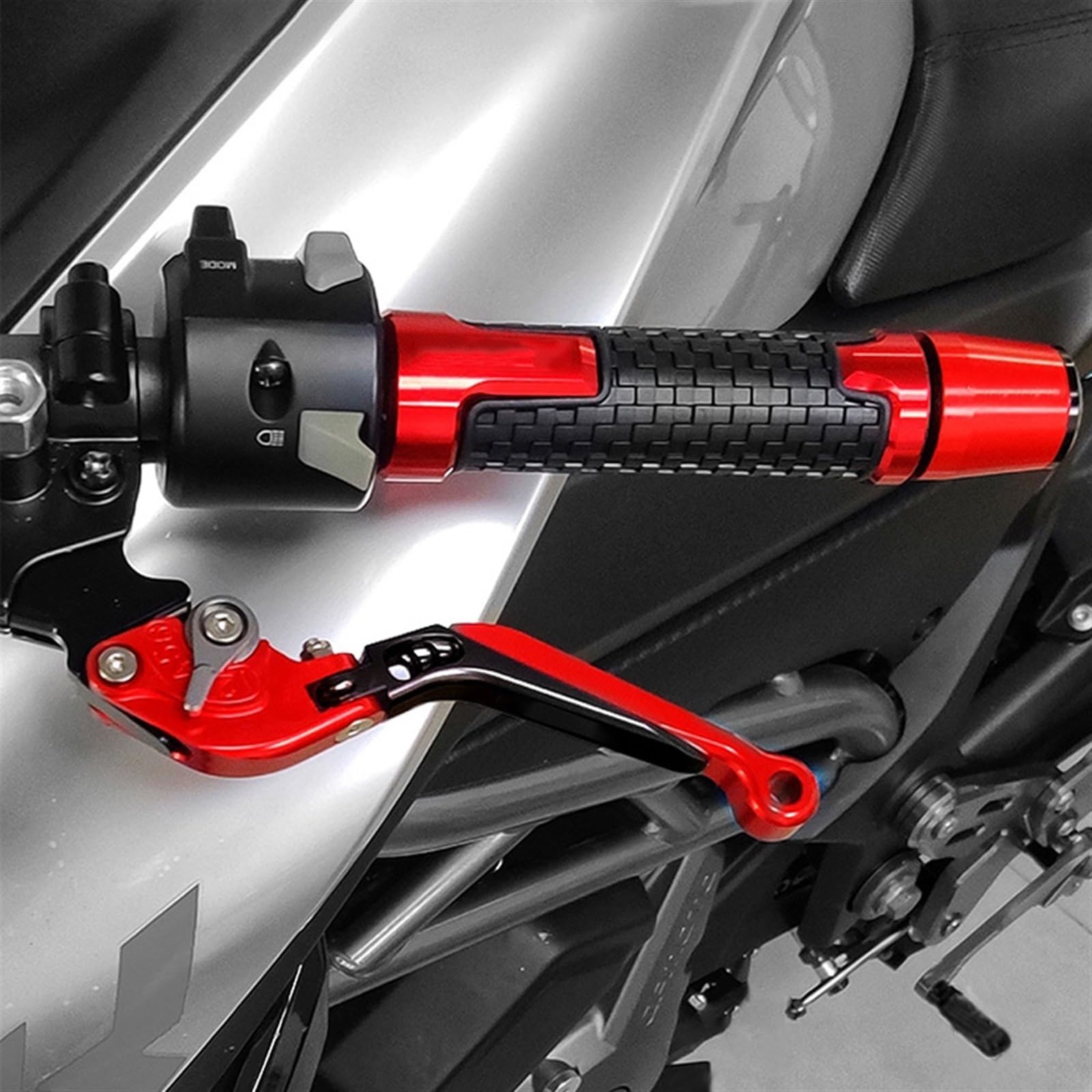 Motocykl Regulowany Składany Wysuwany Dźwignia Sprzęgła Hamulca Uchwyty Na Kierownicę Kończy Się Dla YZFR3 YZF-R3 2015 2020 (Color : 22)