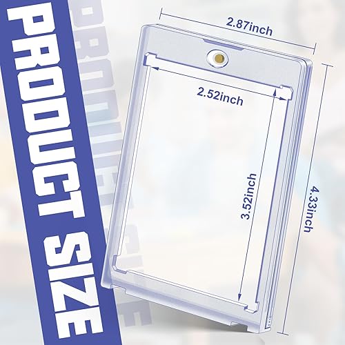 Miniatura 2 de Portatarjetas magnéticos de 20 quilates para tarjetas intercambiables, fundas rígidas de 35 puntos para tarjetas MTG, tarjetas YUGIOH, tarjetas