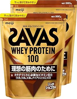 SAVAS - ザバス　ホエイプロテイン100 ココア味(1050g×2個) Amazon | 明治 ザバス ホエイプロテイン100 ココア味【50食分