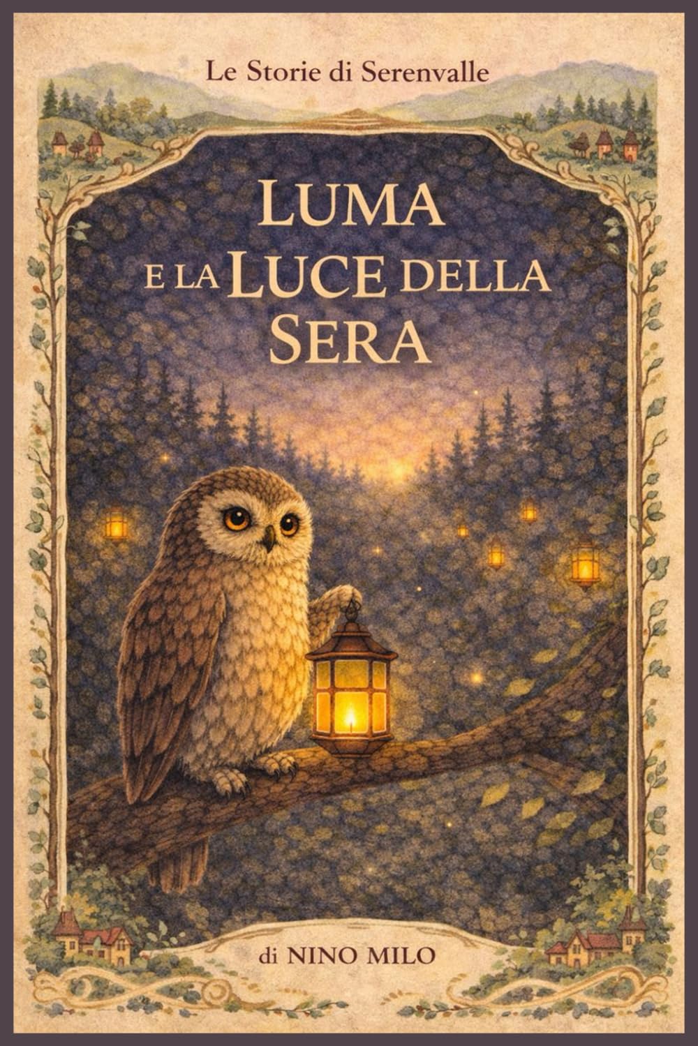 LUMA E LA LUCE DELLA SERA: Una storia gentile sul coraggio di brillare. Libro illustrato per bambini 4-7 anni sulla paura del buio e la scoperta del proprio valore (Le Storie di Serenvalle)