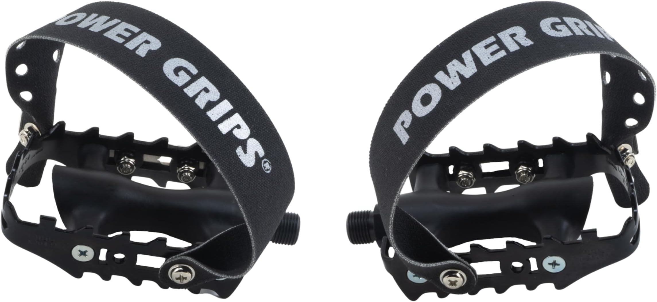 Power Grips Sport Bicycle Pedal Strap kit- Power Grips Pedal Straps Attached to 9/16" Pedals for Increased Pedal Stroke Power (no Assembly Required)