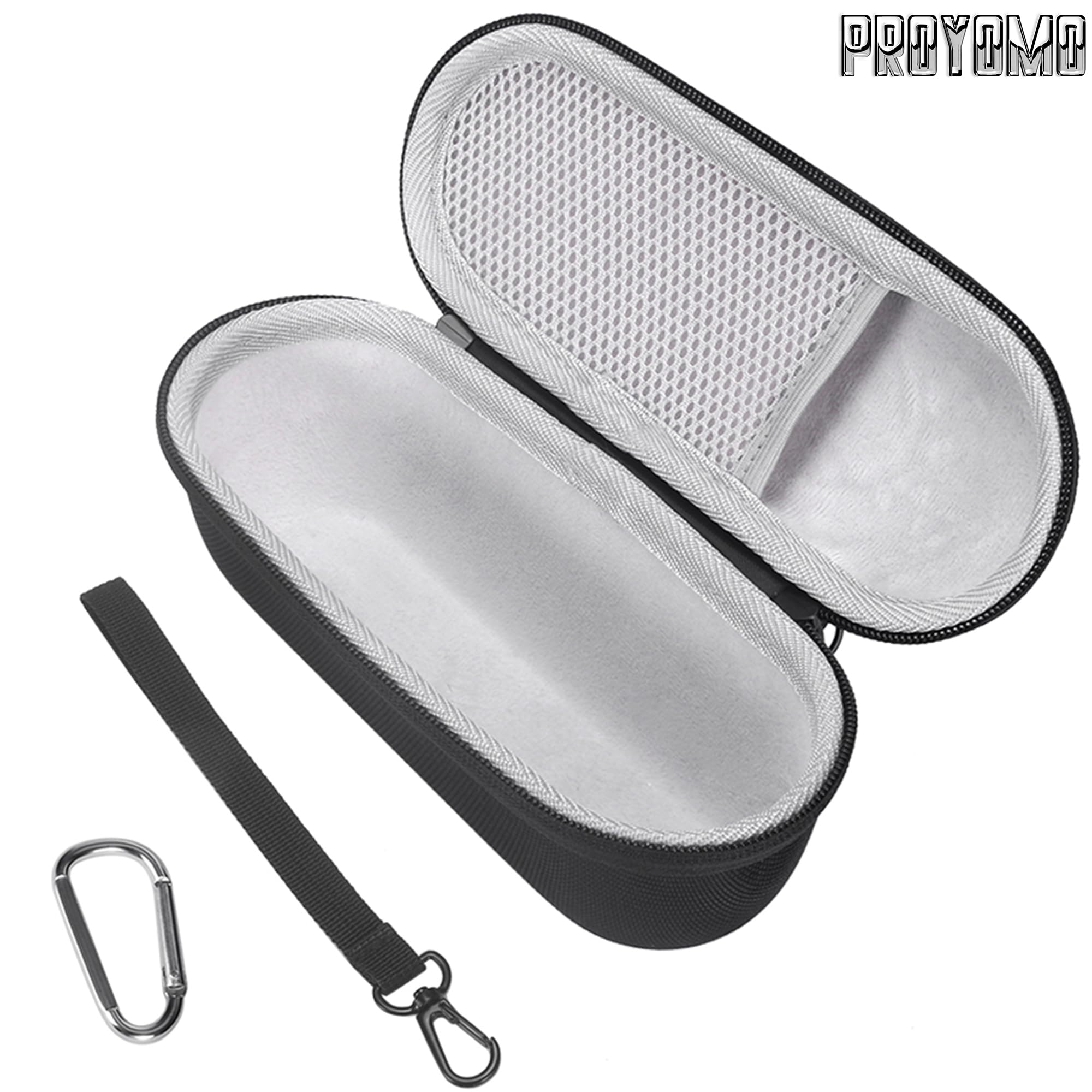 PROYOMO Hard EVA Box Travel Carrying Bag Zipper Protective Pouch Case Cover Shockproof Storage Fits with USB Cable Compatible with Tribit XSound Go/Tribit MaxSound Plus Bluetooth Speaker 1