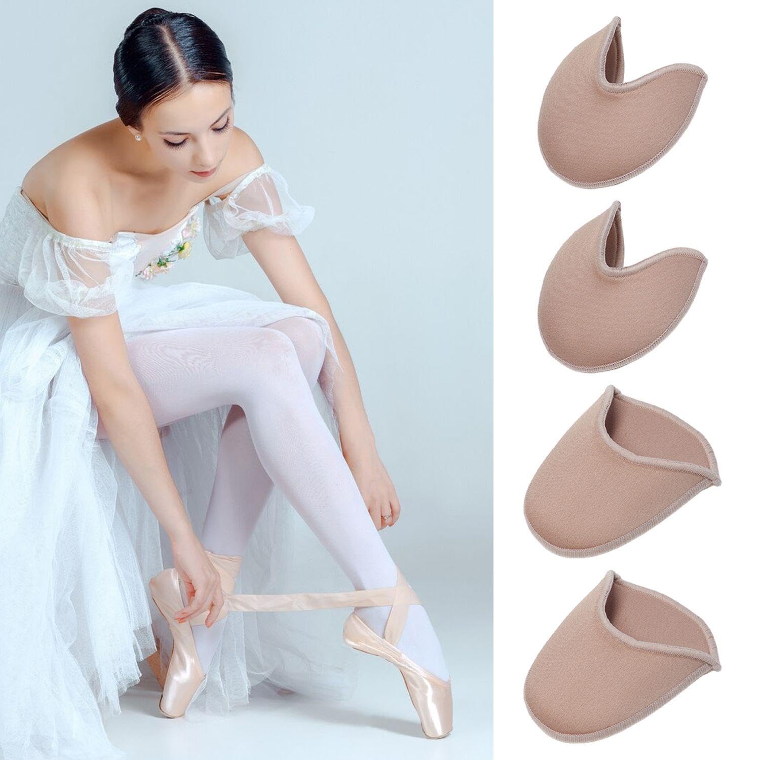 Fundas De Encaje Para Ballet, Protectores Para Los Pies, Almohadillas Suaves
