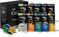 Kit de Cápsulas de Café Coffee Mais, compatível com Nespresso, contém 100 cápsulas