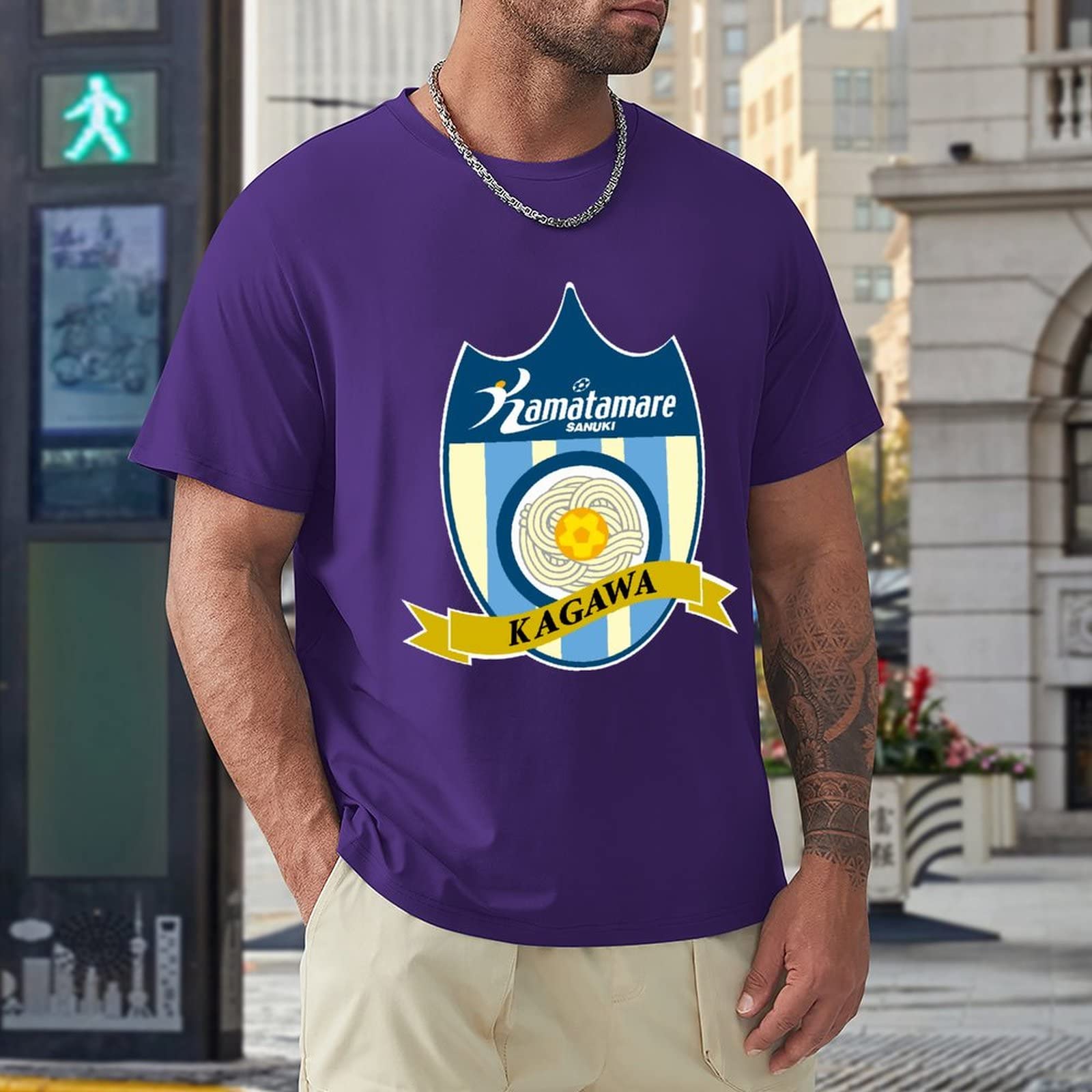 Amazon.co.jp: カマタマーレ讃岐 Tシャツ メンズ 半袖 コットン 男女