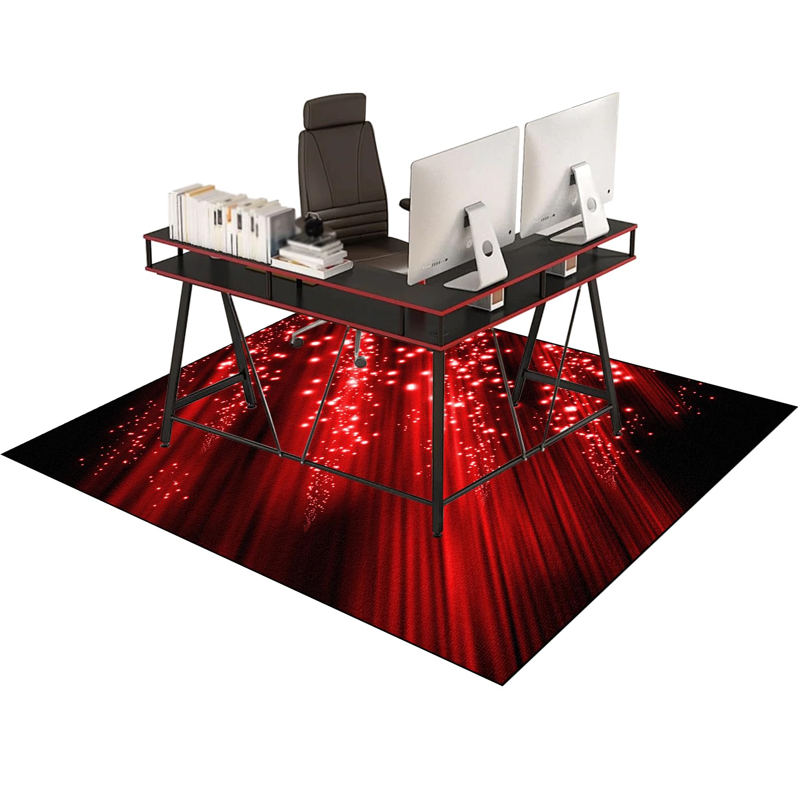 Tapis Chaise de Bureau Antidérapant Tapis Protection Sol pour Chaise Gaming