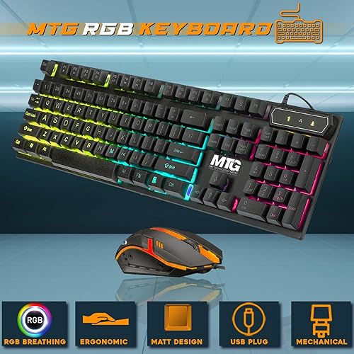 Miniatura 8 de MTG Khuno Gaming Tower PC- Intel Core i7 4 generación, RTX 3060 12GB 192 bits, 16 GB RGB ARGB Ram, 512 GB Nvme, combo de cámara web gamer, Win 10 Pro