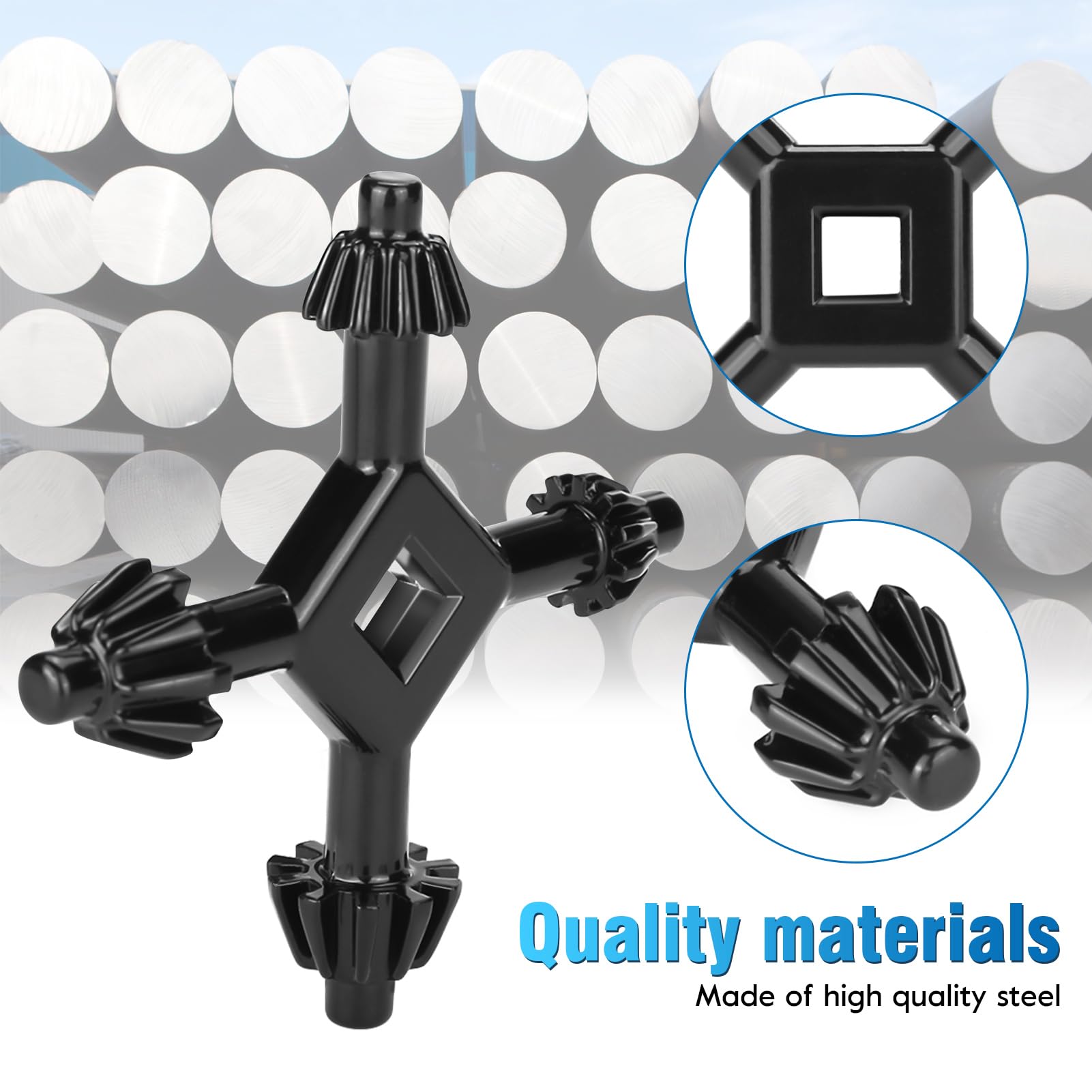 BGS Diy 8625 | Bohrfutter-Kreuzschlüssel | universal | 4/5,5/6/7 mm | für die meisten Zahnkranzbohrfutter | passend für z.B. AEG, Bosch, Skil, Black & Decker, Makita, Milwaukee uvm BGS Diy 8625 | Bohrfutter-Kreuzschlüssel | universal | 4/5,5/6/7 mm | für die meisten Zahnkranzbohrfutter | passend für z.B. AEG, Bosch, Skil, Black & Decker, Makita, Milwaukee uvm