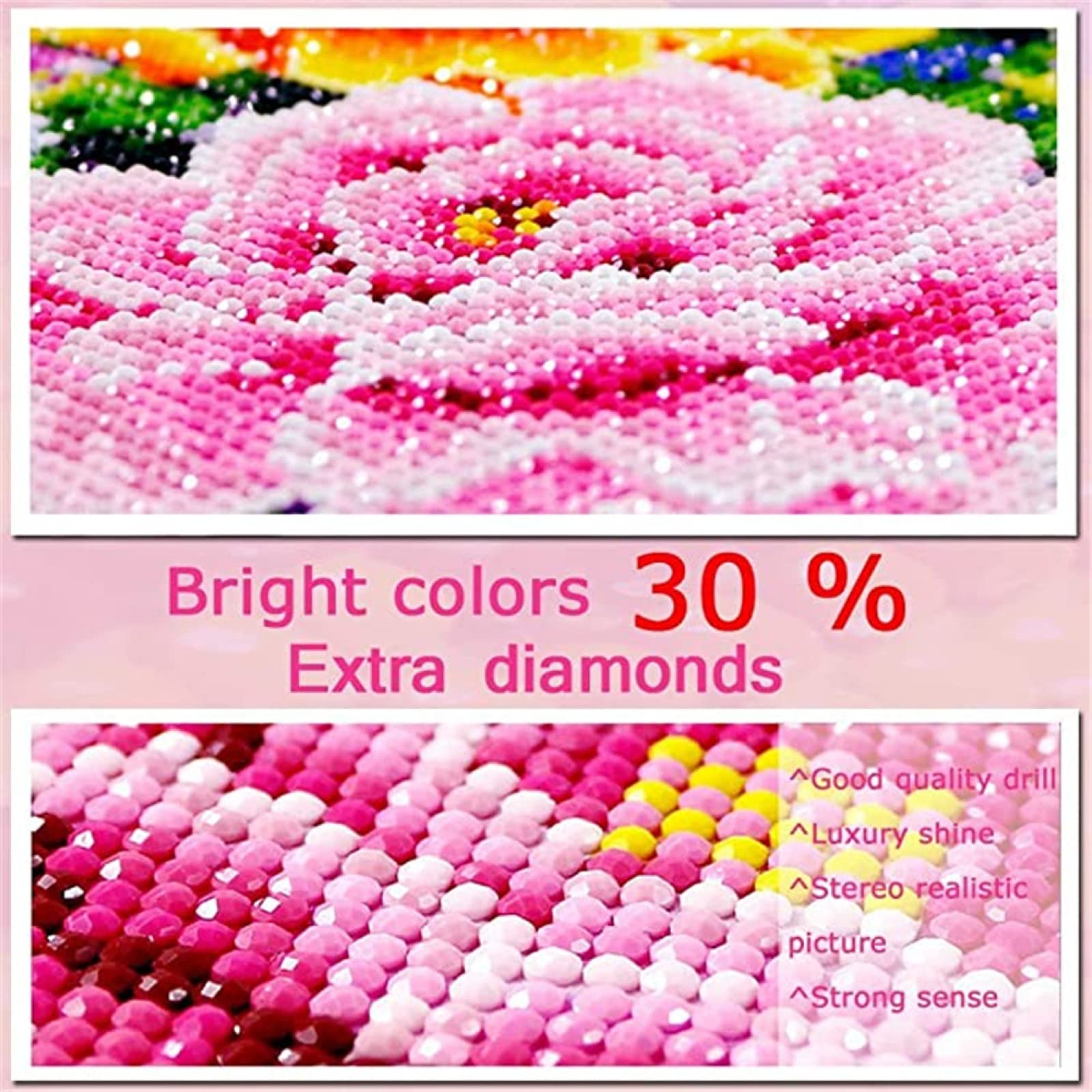 Diamond Painting Buddha Design – Großes 5D DIY Set Mit Quadratbohrern, 50 X 150 Cm