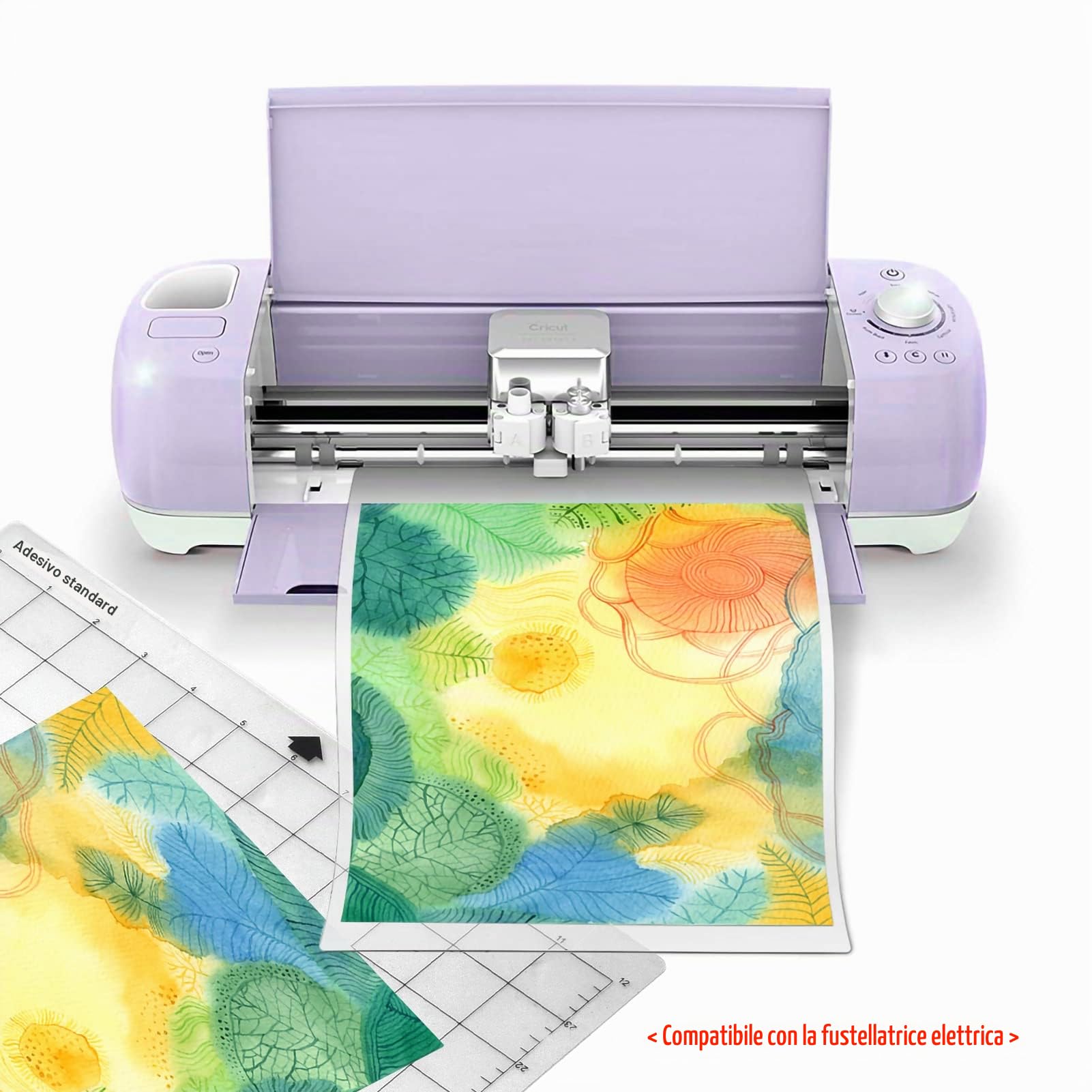 Tappetino da Taglio sostitutivo Tappetino Adesivo Trasparente Mat con griglia di misurazione 12x24 Pollici per Silhouette Cameo Explore Plotter Machine 3PCS