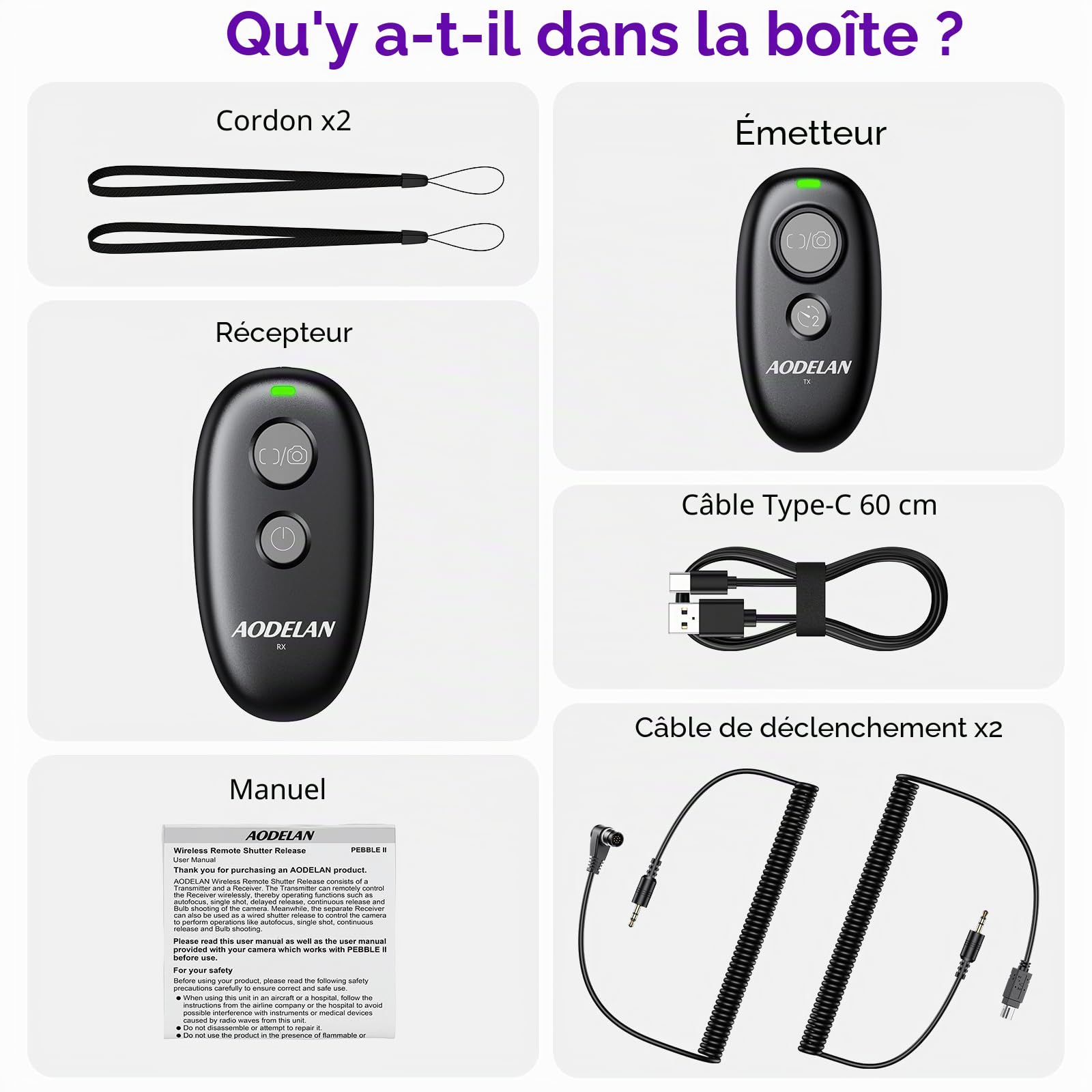 Déclencheur à distance rechargeable pour appareil photo Nikon, télécommande sans fil et filaire pour Nikon Z8, Z9, Z7 II, Z5, D780, D6, Z6, Df, Z6 II, Z7, P950, Z fc, Z6 III ; remplace MC-DC2 et MC-30