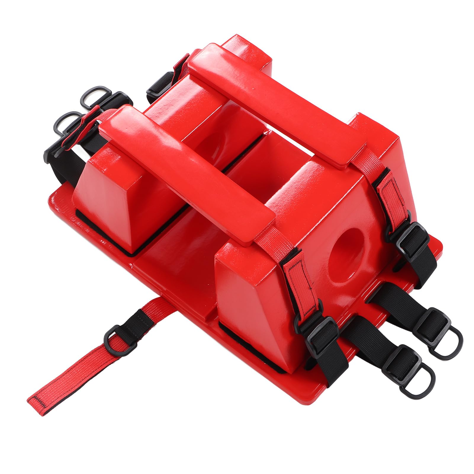 Spine Board Head Immobilizer for Backboard, NBR Cotton Universal EMS EMT Medical Emergency Head Immobilizer, Lightweight, Portable, Adjustable Straps