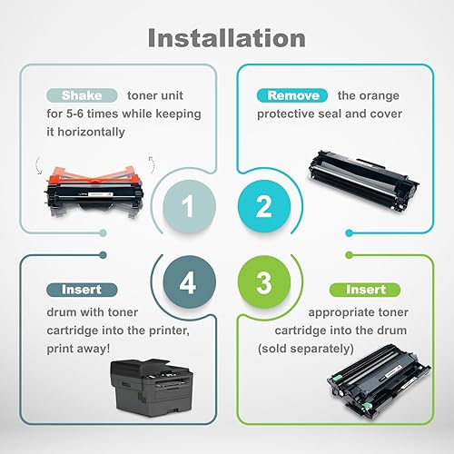Miniatura 4 de Cartucho de tóner compatible TN660, TN-660, TN630 para impresora Brother HL-L2300D HL-L2380DW HL-L2320D DCP-L2540DW HL-L2340DW HL-L2360DW