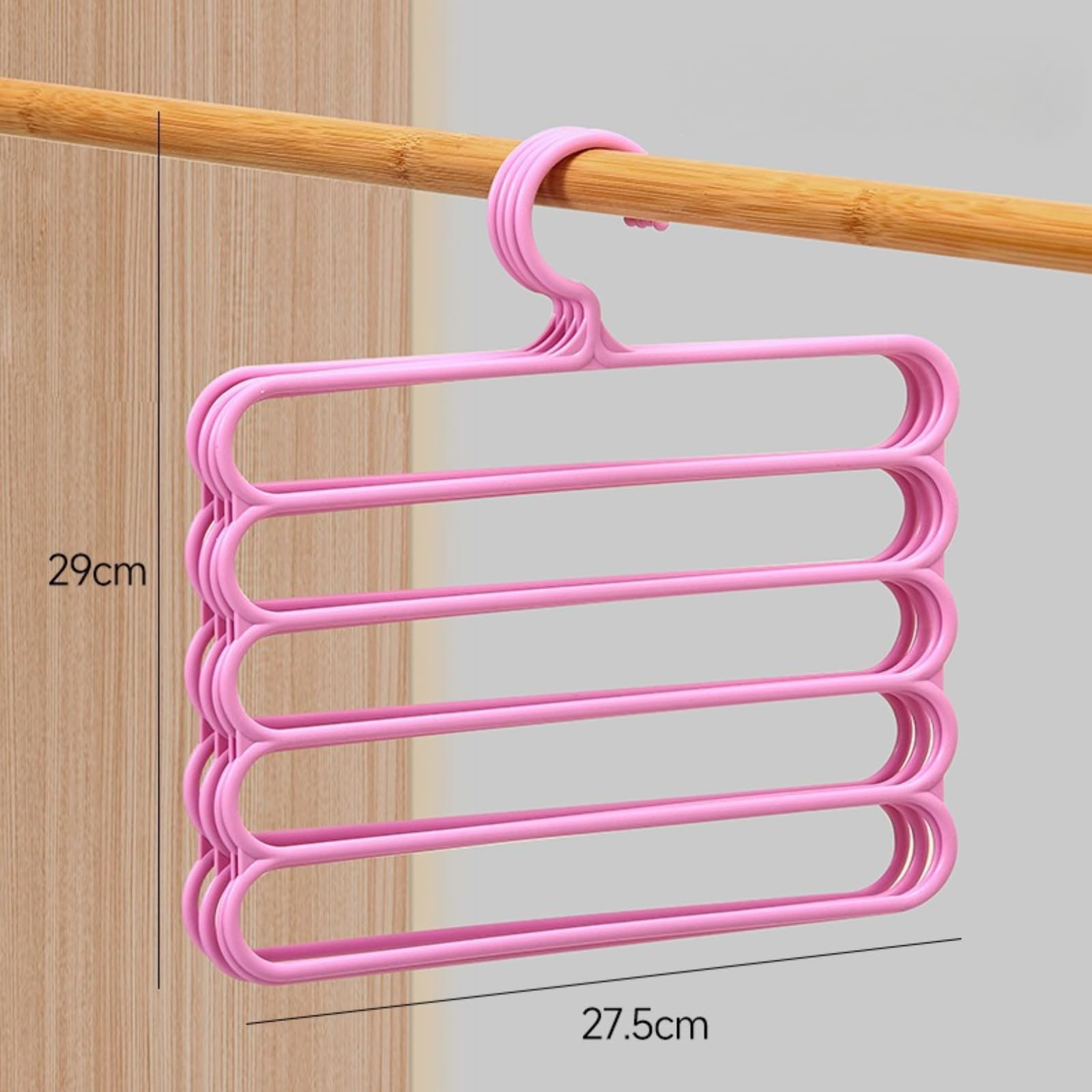 PALHERU Portapantaloni Estraibile,Grucce Appendiabiti Salvaspazio Porta per Pantaloni Porta