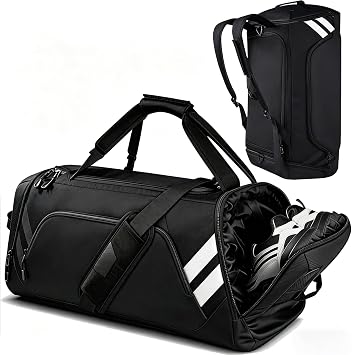 WOLFILIST Gym Bags for Men/Women, 58L Large Sports Travel Duffel Bag with Shoes Compartment & Wet Pocket, Gym Workout Backpack, Weekender Bag Overnight Backpack for Travel 58, Liters