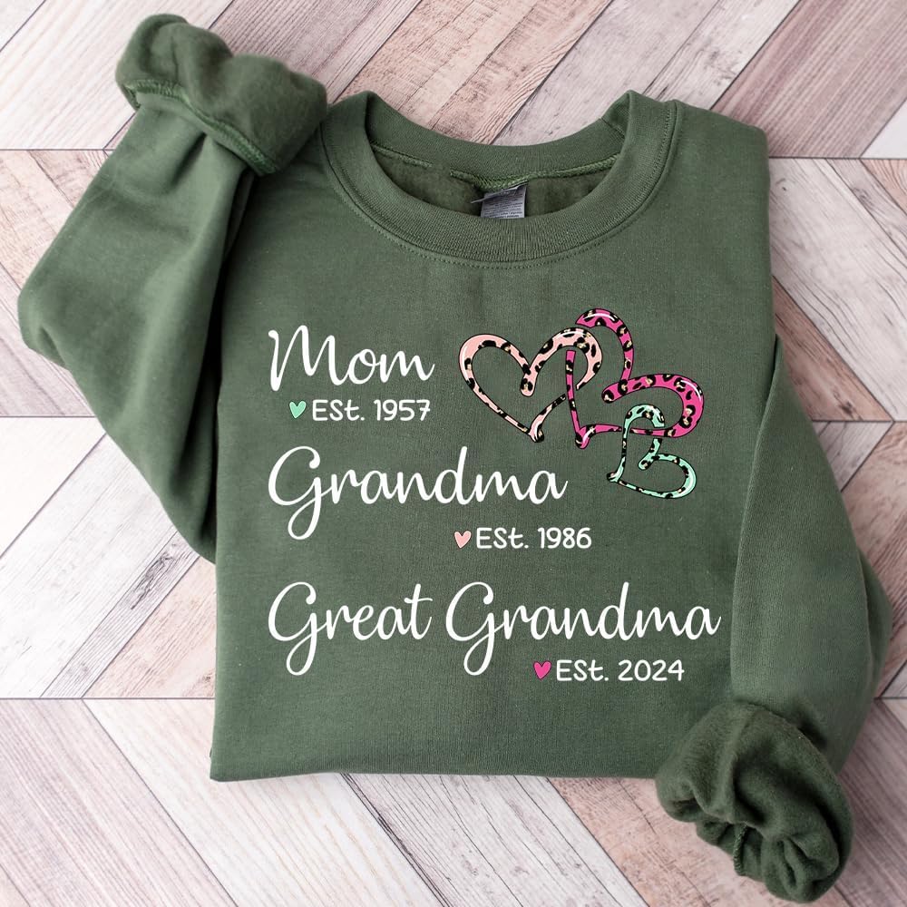 Personalized Great Grandma Sweatshirt - Great Grandma Gifts, Birthday & Christmas - Image 3