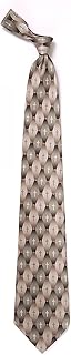 Men's Finely Crafted Inspirational Necktie - Gradient Pattern Cross-Khaki