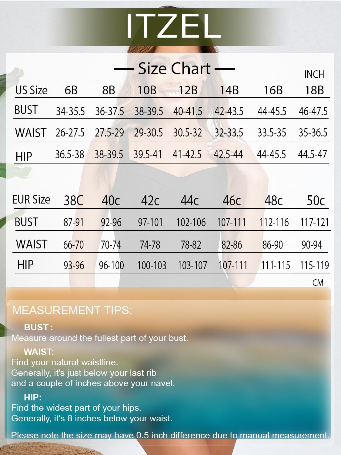 Itzel Women's Ruched Twist Front One Piece Swimsuit Tummy Control Push Up Vintage Retro Bathing Suits - Image 6