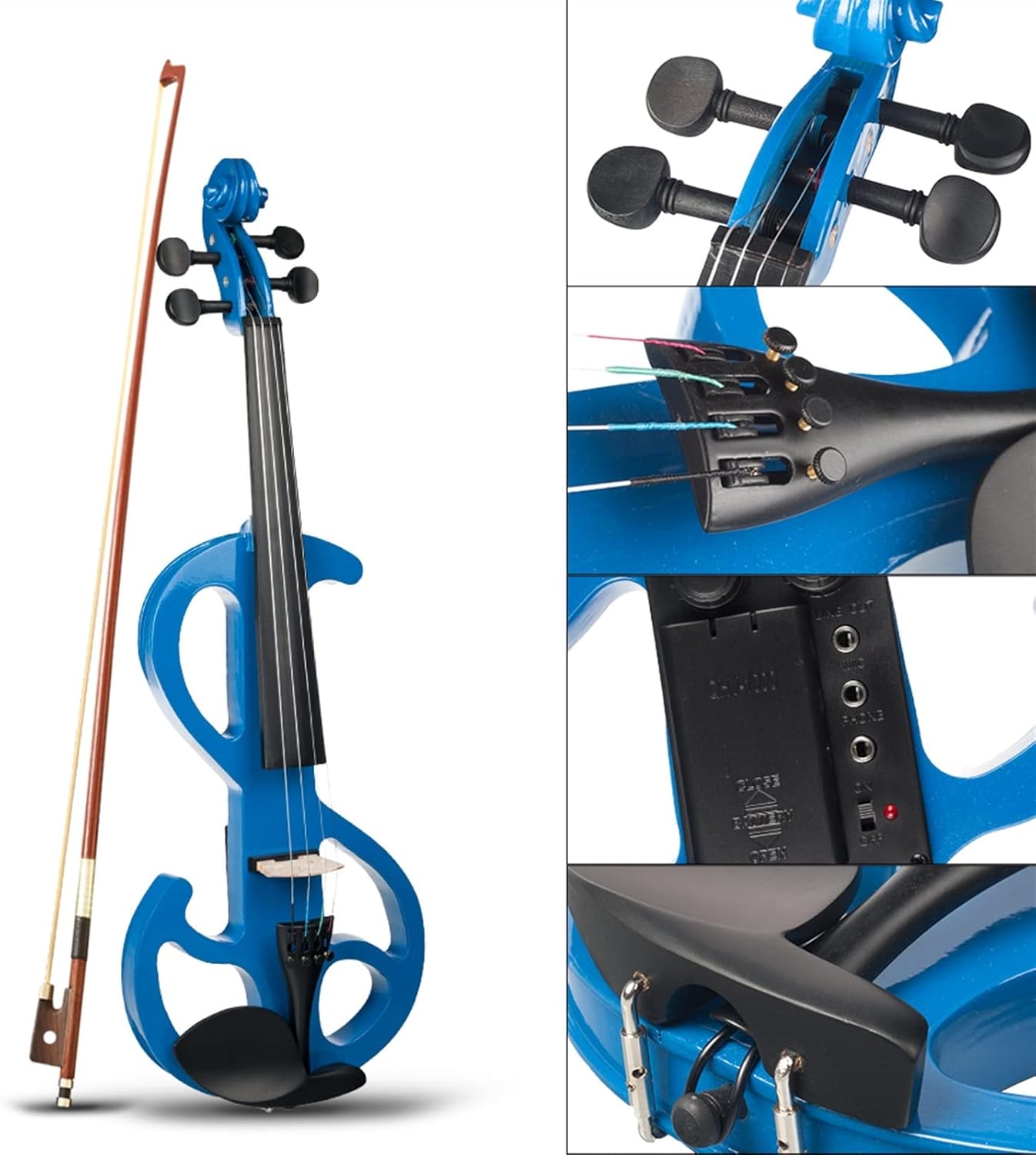 サイレントバイオリン ハードケース・弓付き 電子バイオリ サイレントバイオリン ハードケース・弓付き 節約 電子バイオリ ケース