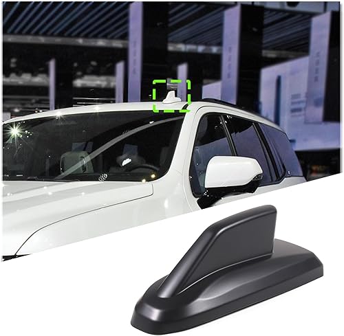 Miniatura 8 de HIRUFAIT Cubierta de antena de aleta de tiburón para Cadillac Escalade 2021-2023, accesorios de material ABS, antena de techo de automóvil, repuesto