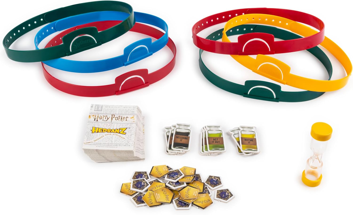 Hedbanz, Harry Potter Card Game 2019 Edition Gift Toy Merchandise Family Board Game Based on the Wizarding World Books & Movies, for Adults and Kids Ages 7 and Up
