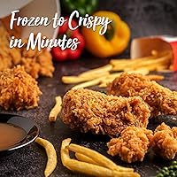 Vista 6 de DEIME - Freidora de aire pequeña digital de 2.8 cuartos de galón, compacta y que ahorra espacio, para hornear, recalentar, asar para comidas rápidas