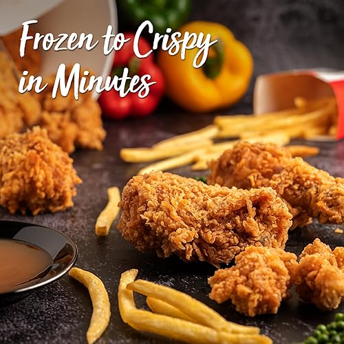 Miniatura 5 de DEIME - Freidora de aire pequeña digital de 2.8 cuartos de galón, compacta y que ahorra espacio, para hornear, recalentar, asar para comidas rápidas