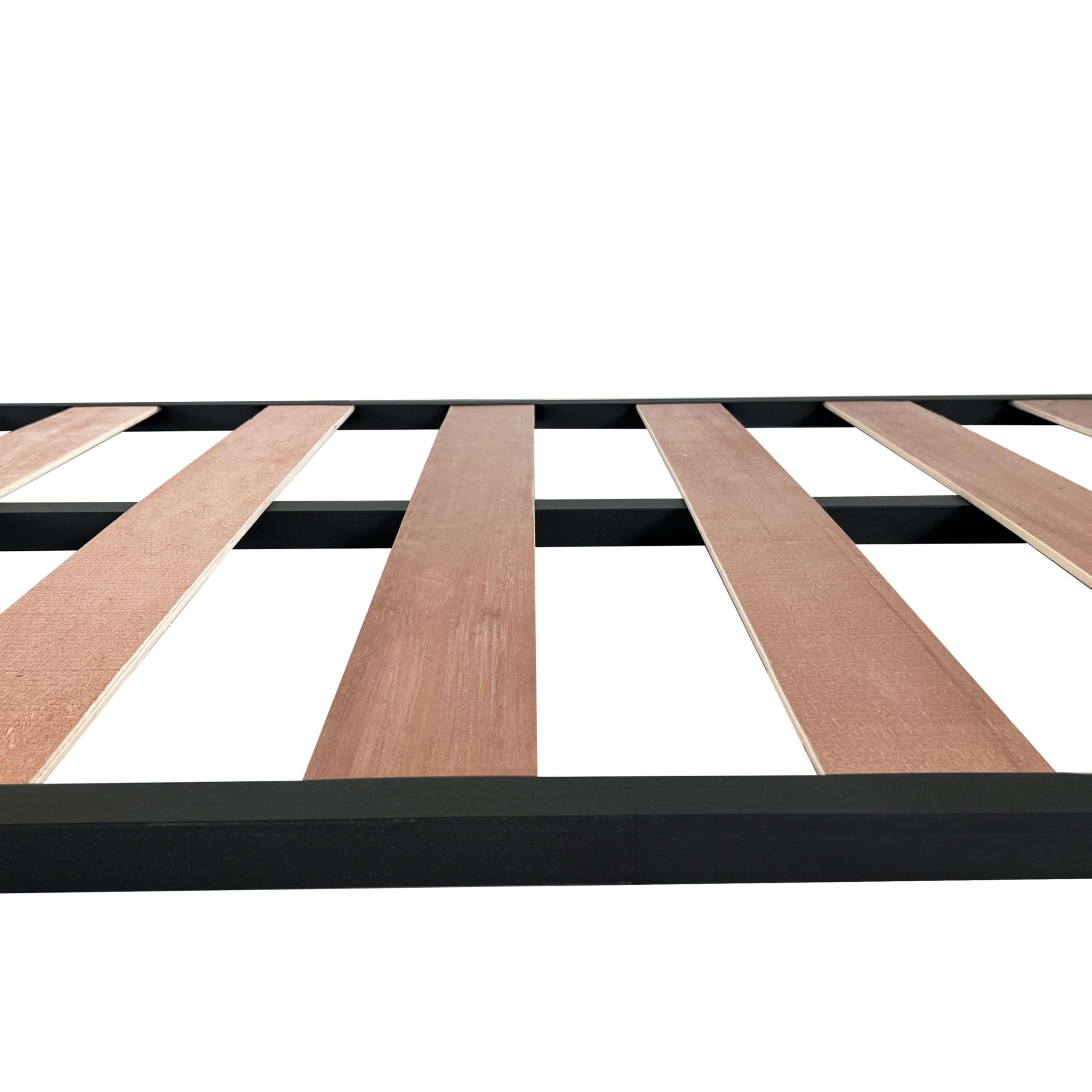 Miroytengo Somier 90x180 cm con 4 Patas - Tubo acerado 30x30 mm, Refuerzo Central, Láminas de Chopo y Pintura Metalizada