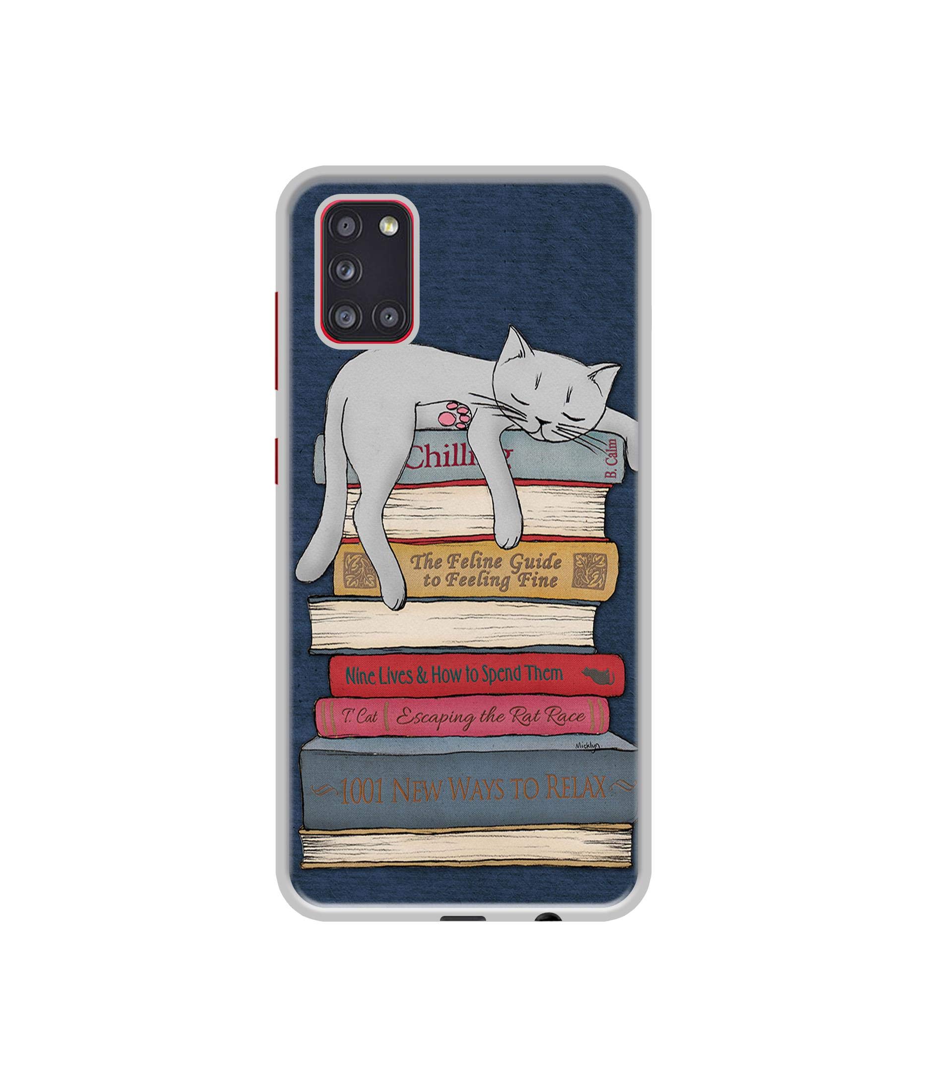 Casotec Cat Sleeping On The Books Design Printed Silicon Soft TPU Back Case Cover for Samsung Galaxy A31, Multicolor (B0894W9LRW) Amazon Price History, Amazon Price Tracker