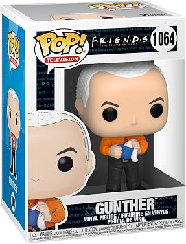 Funko POP TV Friends- Gunther w/Chase Style May Vary, Multicolor, One Size