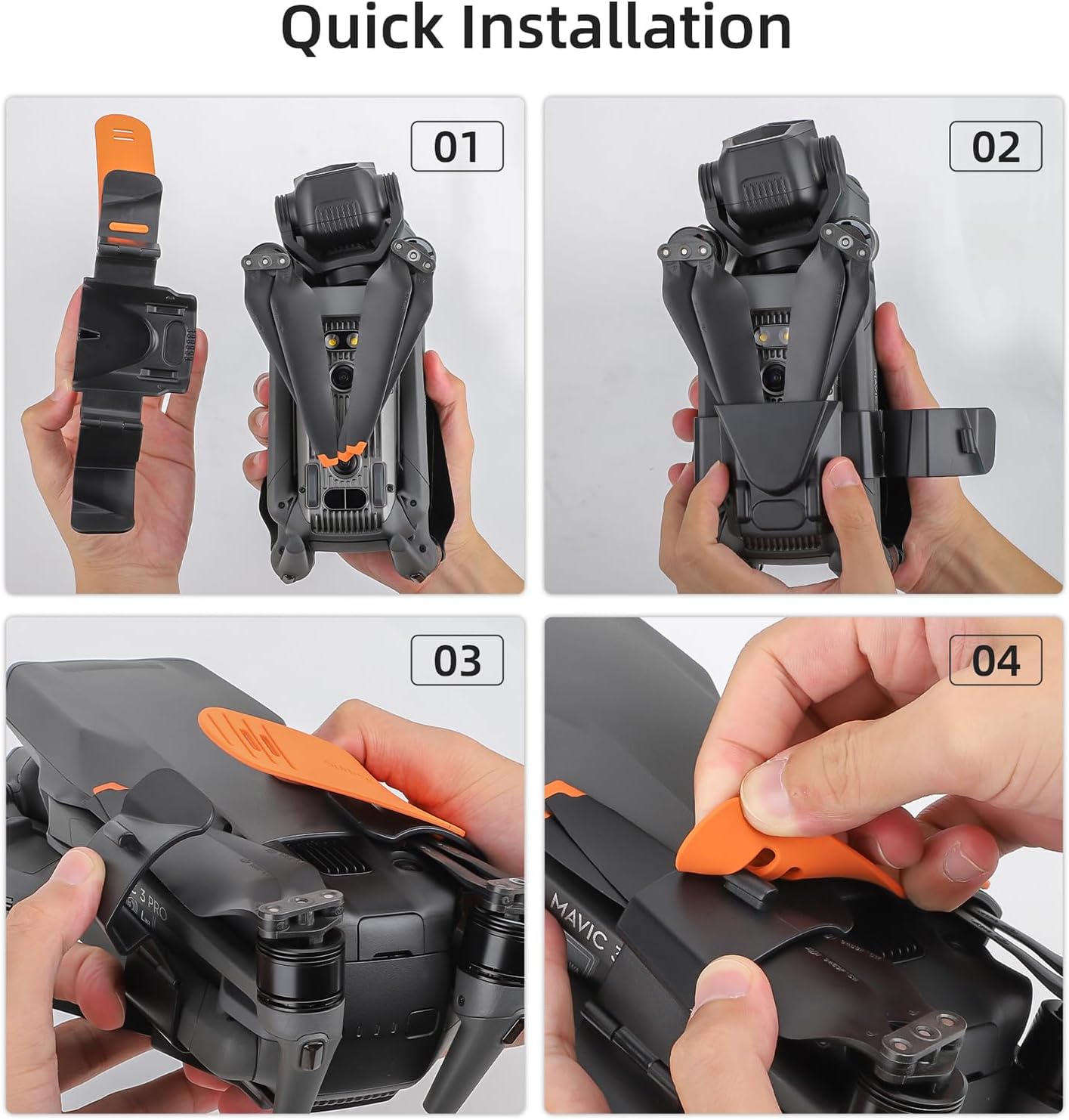 Mavic 3 Pro Propeller Holder,Propeller Fixator Stabilizer Silicone Protector Strap for DJI Mavic 3 Pro Drone Accessories