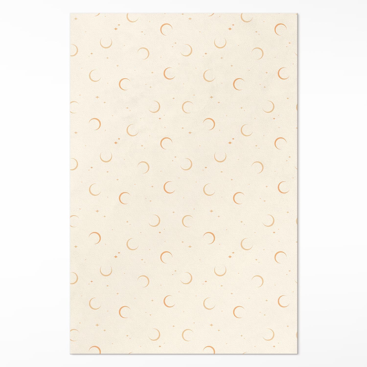 Tapis en vinyle 120x180 cm Floorart Design rectangulaire motif petites lunes pour salon