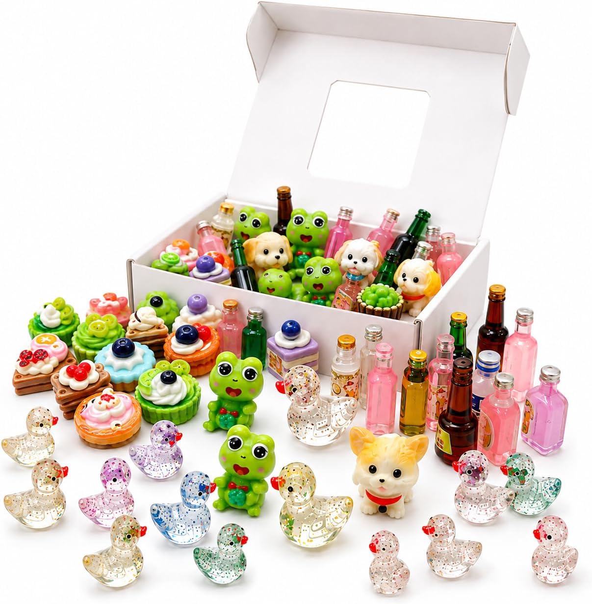 Mahjong Trinkets for Winning Assorted Mini Figures 50 Pack