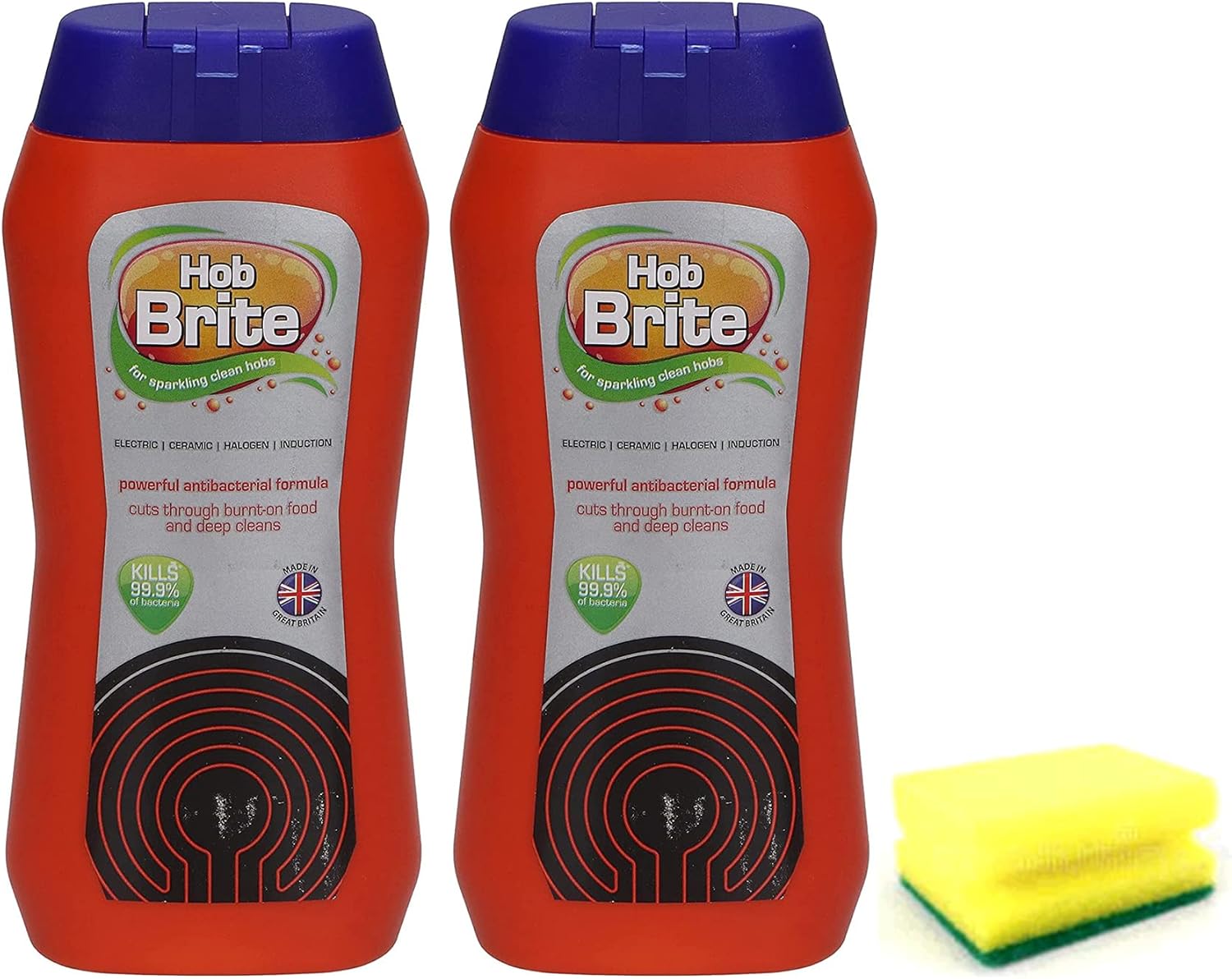 Hob Brite Hob Cleaner Cream (2X 250 ML), Ceramic, Electric, Halogen and