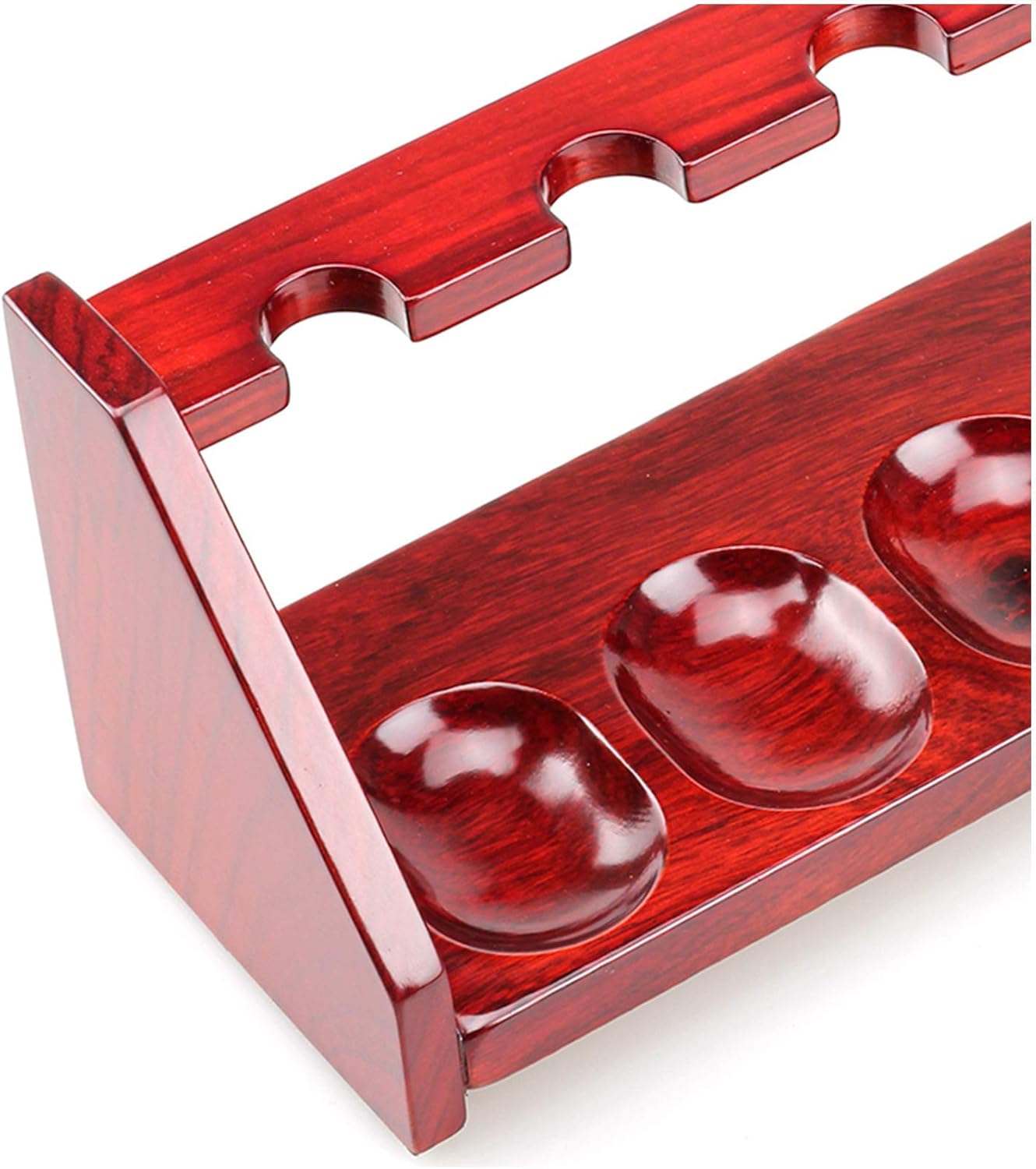 Pipe Tobaccos Stand Holder Display Rack,Wooden Pipe Stand for 5 Smoking Pipes,Handcrafted Smoking Tobaccos Pipe Accessories Cigar Pipe Rack Holder