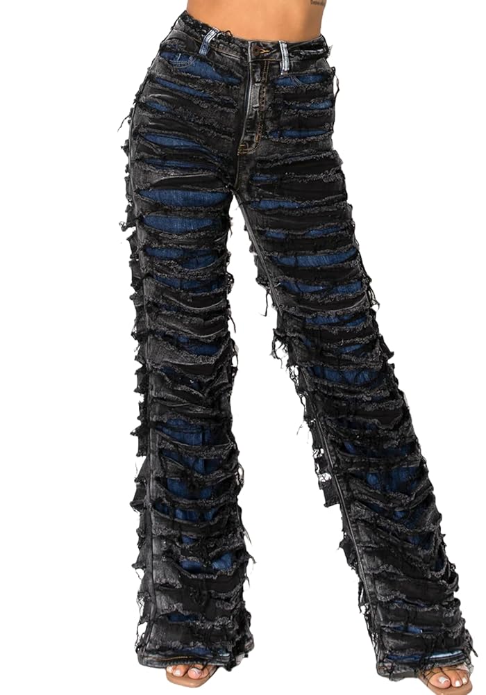 パンツ Andequal back slit curve denim pants M 61WtoS3OhiL._SY350_QL65_.jpg