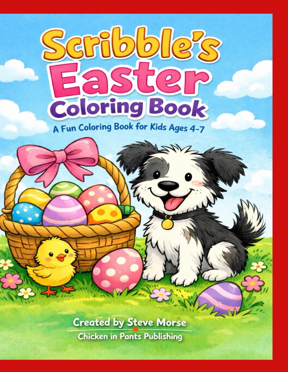 Scribbles Easter coloring book (Scribble reads his favorite books)