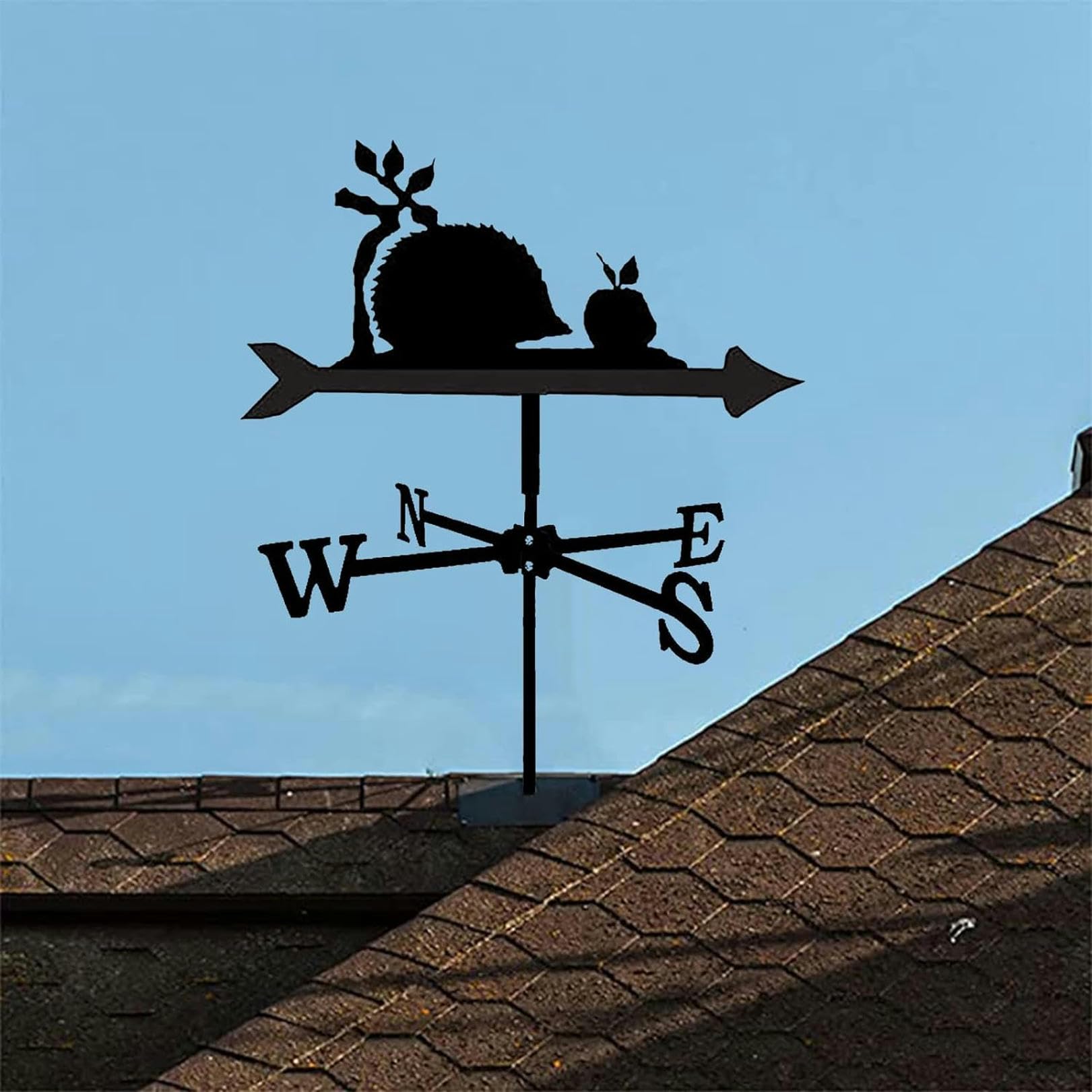 Weathervane Weather Vane Home Narzędzie pomiarowe Wiatrowskaz Retro Wskaźnik kierunku wiatru do dekoracji ogrodu na zewnątrz
