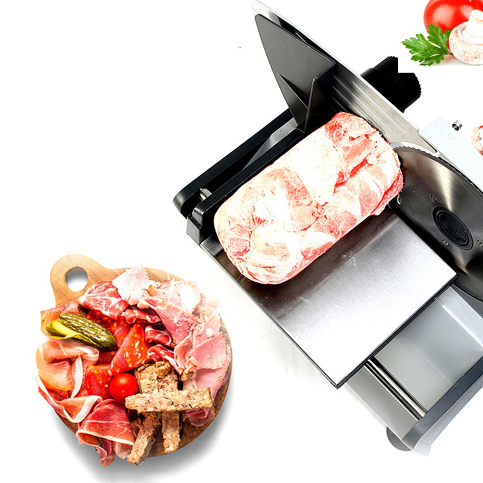 Affettatrice Elettrica da 180 Watt, Lama in Acciaio Inox da 7,5