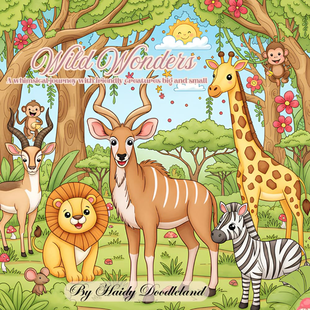 Wild Wonders: A Whimsical Journey With Friendly Creatures Big And Small