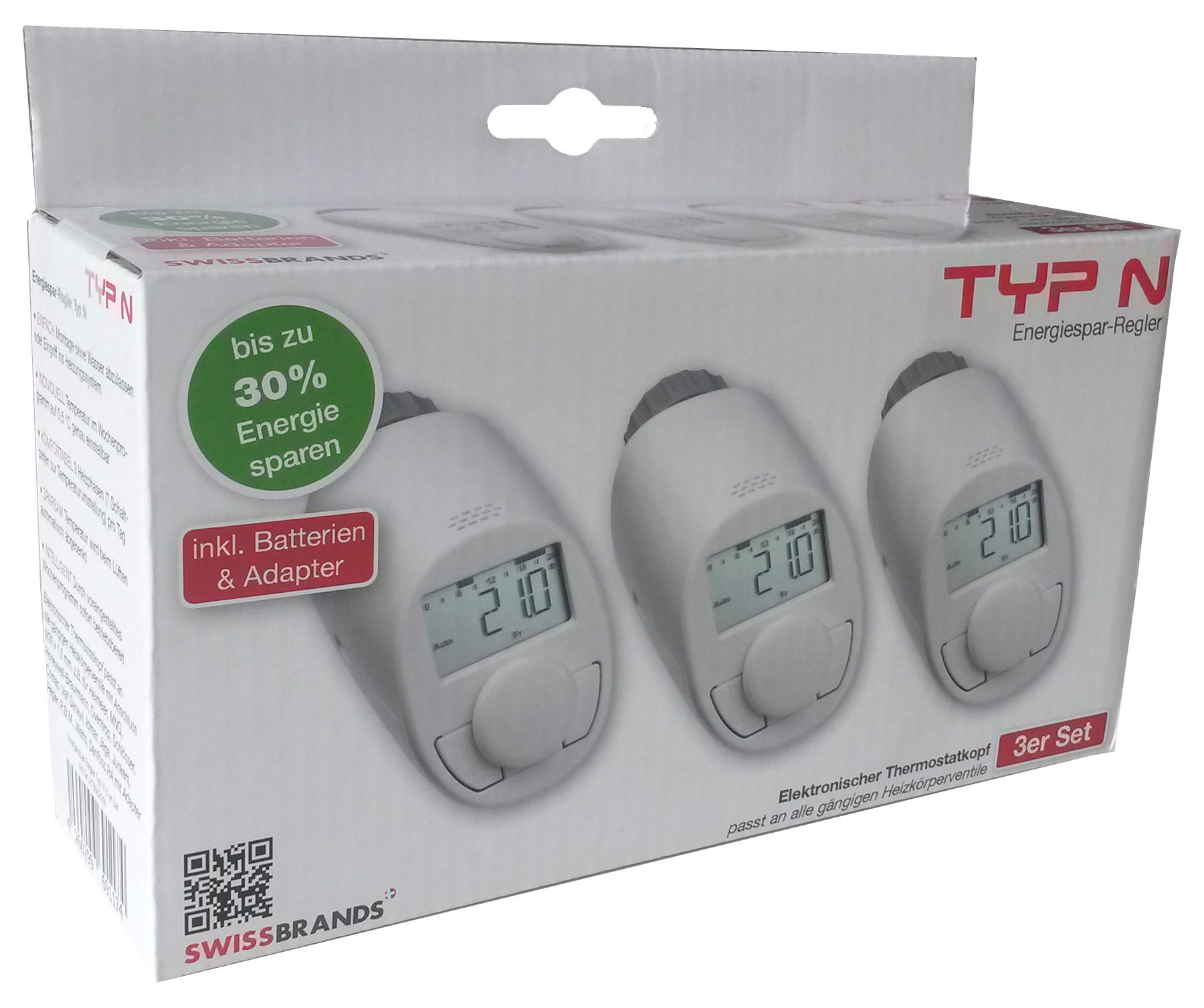 Elektronischer Energiesparregler Typ N, 3er Set, neues leises Modell mit Boostfunktion