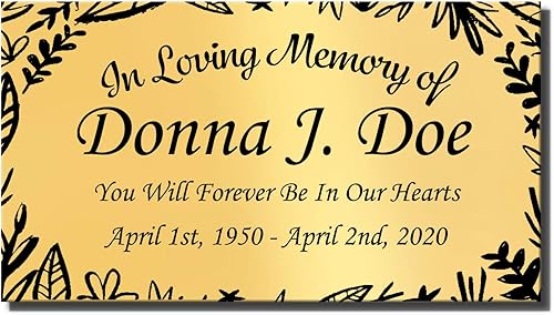 Memoria de identificación personalizada con mensaje personalizado y reconocimiento de emblemas