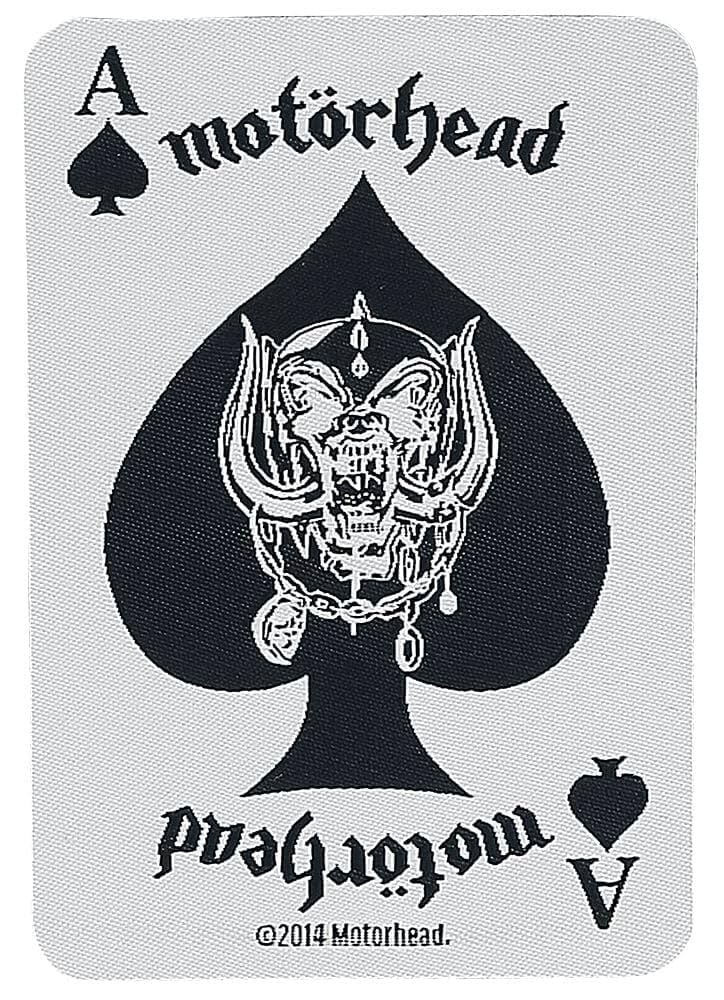 Amazon.com: Motorhead Ace of Spades Playing Card Patch
