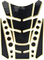 Vista 1 de 1 juego de calcomanías doradas universales 3D para tanque de combustible de motocicleta, protector de tanque de combustible autoadhesivo