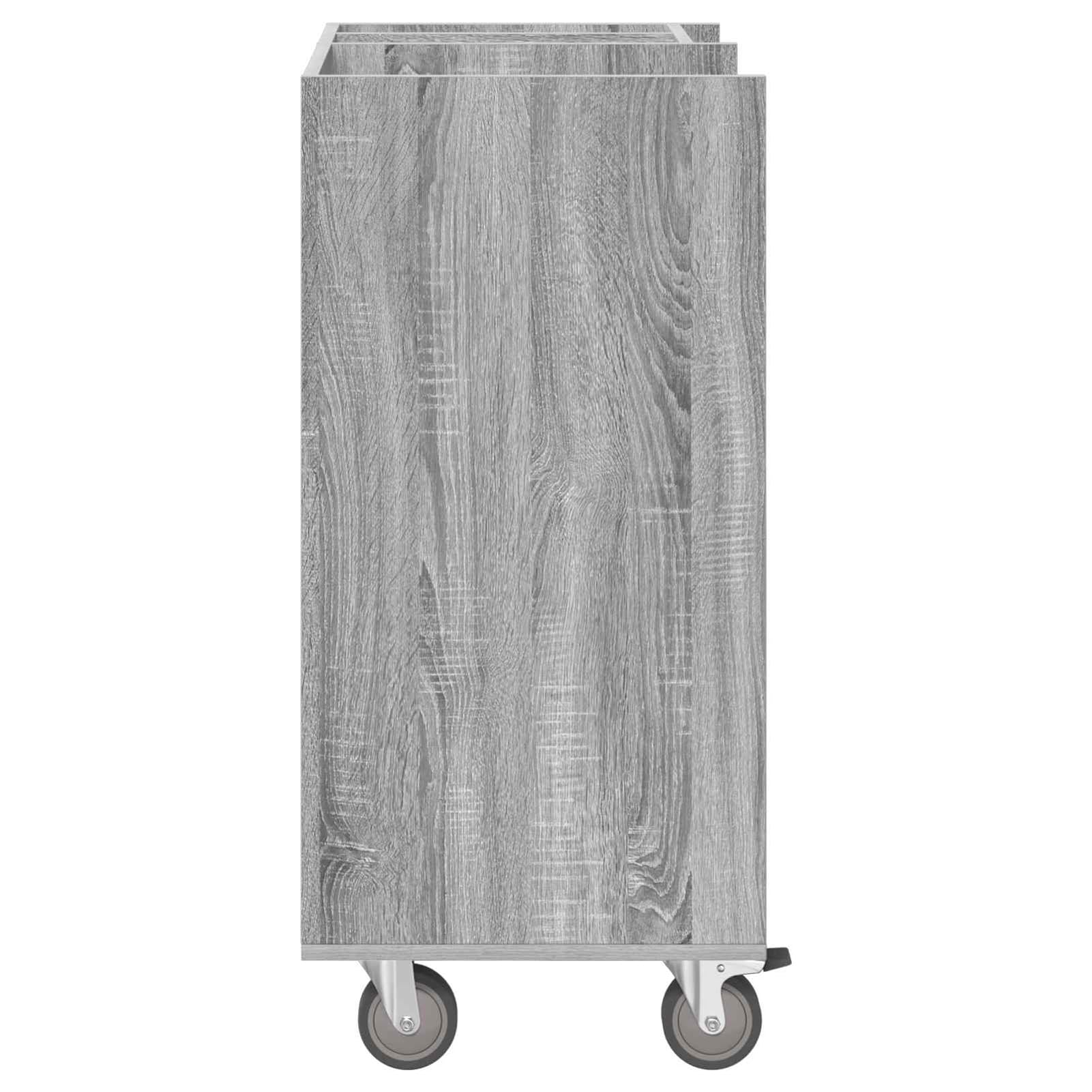 Gecheer Golf-Schrank Uni Grau, 65 x 45 x 98 cm, Holz, Stauraum für Golfzubehör, für Garage und Wohnraum