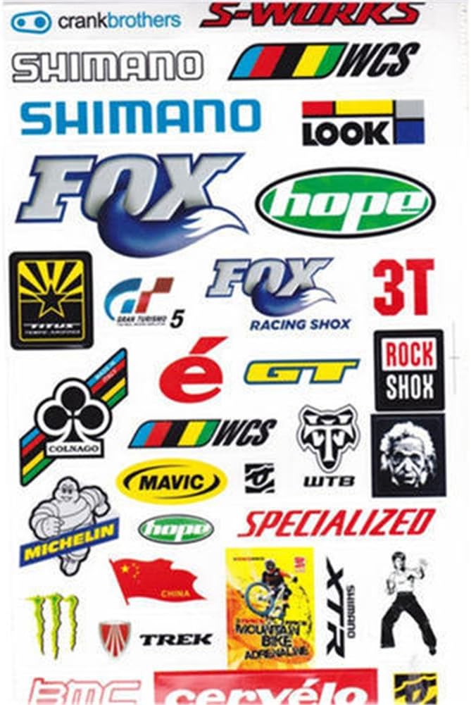 Outdoor Bicycle Cycling Sticker Mountain Bike Skateboard Decal Bicycle Sticker (4)