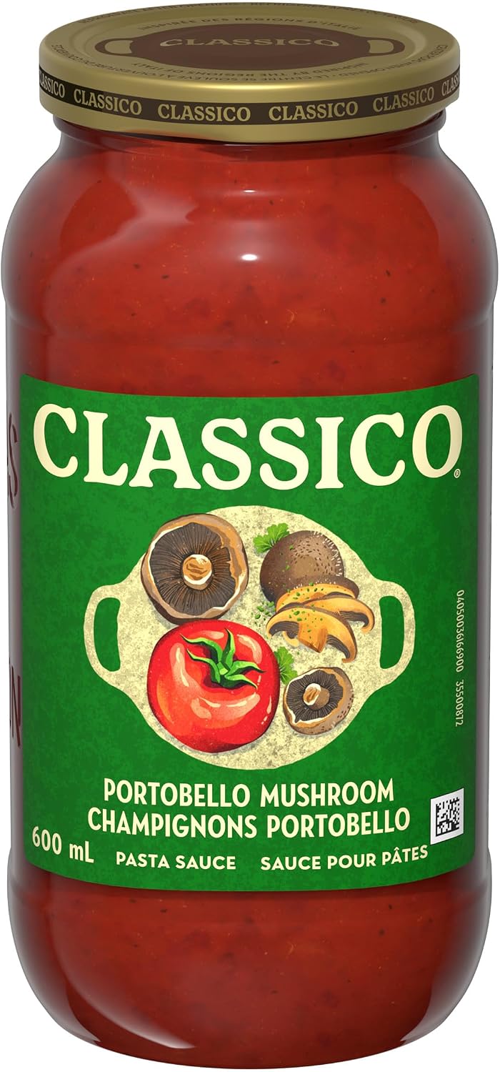 Classico Portobello Mushroom Pasta Sauce, 600 mL Jar